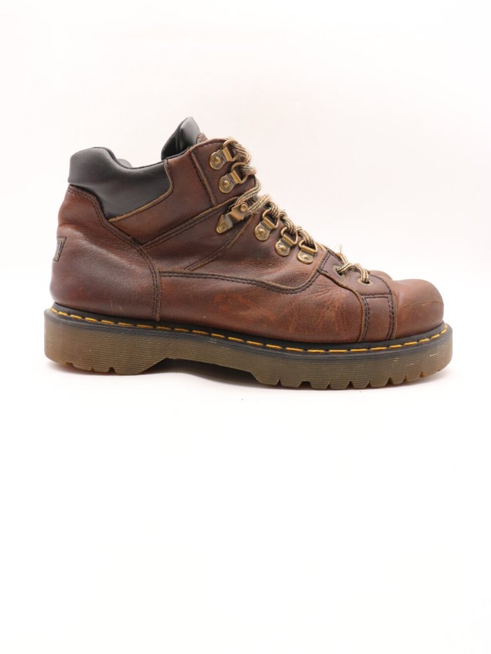 Vintage Doc Dr Martens Y2K 11302 Brown Leather Boots Men's 11 Lace Up Ankle